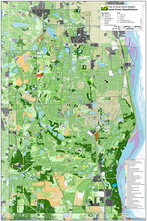 Landcover Classification Wall Map
