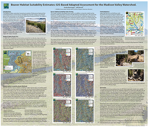 Beaver Habitat Suitability Poster