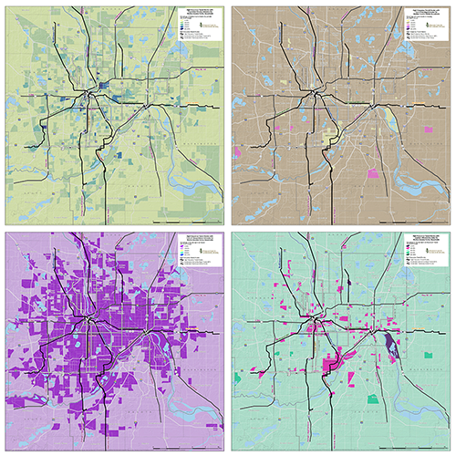 Metro Location Affordability Indexes Wall Map